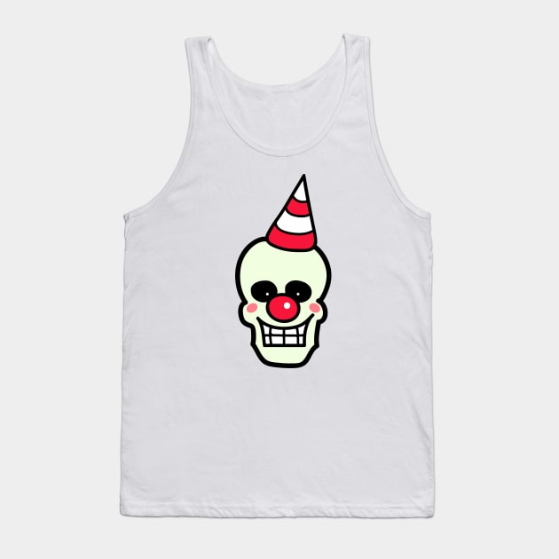 Happy Birthday Skull Tank Top by schlag.art